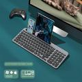 KS184 trådløst tastatur- og musesæt med holder til tablet/smartphone