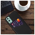 KSQ OnePlus 9 Cover med Kort Lomme - Sort