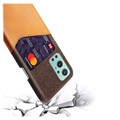 KSQ OnePlus 9 Pro Cover med Kort Lomme - Kaffe