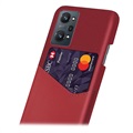 KSQ Realme GT Neo2 Cover med Kort Lomme - Rød