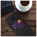 KSQ OnePlus 7 Cover med Kort Lomme - Sort