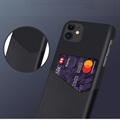 KSQ iPhone 11 Cover med Kort Lomme - Sort
