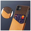 KSQ iPhone 11 Cover med Kort Lomme - Kaffe