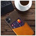 KSQ iPhone 11 Cover med Kort Lomme - Kaffe
