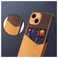 KSQ iPhone 13 Mini Cover med Kort Lomme - Kaffe