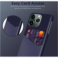 iPhone 14 Pro Max KSQ Cover med Kortholder - Blå