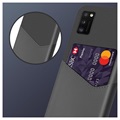 KSQ Samsung Galaxy A41 Cover med Kort Lomme - Grå