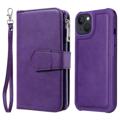 KT Multifunctional Series iPhone 14 Pung Taske - Lilla