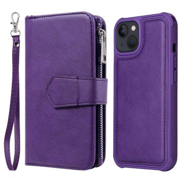 KT Multifunctional Series iPhone 14 Pung Taske - Lilla