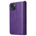 KT Multifunctional Series iPhone 14 Pung Taske - Lilla