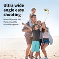 KT08 gimbal-stabilisator med stativ og magnetisk fyldlys - gul