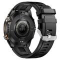 KT80 Sports Smart Watch - 3ATM vandtæt, Bluetooth-opkald, 1.46" HD-berøringsskærm, integreret lommelygte
