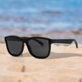 KY03 Smart Glasses Polarized Lenses Bluetooth Eyewear Call med indbygget mikrofon og højttalere - sort
