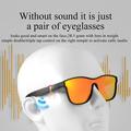 KY03 Smart Glasses Polarized Lenses Bluetooth Eyewear Call med indbygget mikrofon og højttalere - sølv