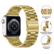 Apple Watch (38/40/SE/41/42mm) Kalebol CNC Pro Rustfrit Stål Rem - guld