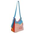 Kamapolo 22602 Dopamine Color Block skuldertaske - lyserød / farverig