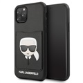 Karl Lagerfeld CardSlot iPhone 11 Pro Max Cover - Sort