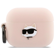AirPods Pro 3 Karl Lagerfeld Choupette Head 3D silikoneetui