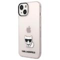 Karl Lagerfeld Choupette Logo iPhone 14 Plus Cover