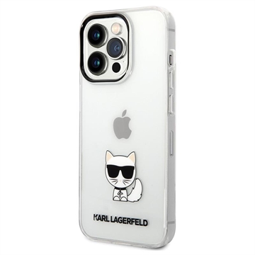 Karl Lagerfeld Choupette Logo iPhone 14 Pro Cover