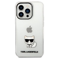 Karl Lagerfeld Choupette Logo iPhone 14 Pro Cover