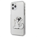 Karl Lagerfeld Gennemsigtig iPhone 12 Pro Max TPU Cover - Choupette Spise
