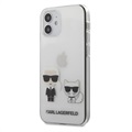 Karl Lagerfeld Gennemsigtig iPhone 12 mini TPU Cover - Karl & Choupette