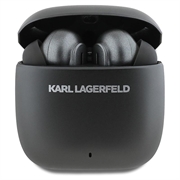 Karl Lagerfeld aflange logo ANC/ENC TWS trådløse øretelefoner - sort
