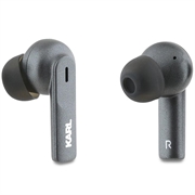 Karl Lagerfeld aflange logo ANC/ENC TWS trådløse øretelefoner - sort