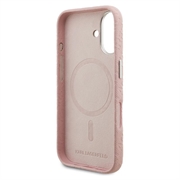 iPhone 16 Karl Lagerfeld FW Stamped Karl MagSafe Cover - lyserød
