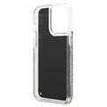 Karl Lagerfeld Gatsby Liquid Glitter iPhone 13 Pro Cover - Sort
