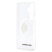 Samsung Galaxy S26+ Karl Lagerfeld IML Choupette Peekaboo Logo magnetisk cover - gennemsigtigt