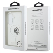 Samsung Galaxy S26 Karl Lagerfeld IML Choupette Peekaboo Logo magnetisk cover - gennemsigtigt