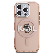 iPhone 16 Pro Max Karl Lagerfeld IML Choupette Sketch Logo MagSafe Cover