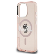 iPhone 16 Pro Max Karl Lagerfeld IML Choupette Sketch Logo MagSafe Cover
