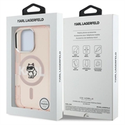 iPhone 16 Pro Max Karl Lagerfeld IML Choupette Sketch Logo MagSafe Cover