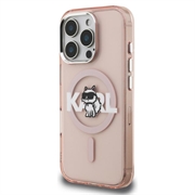 iPhone 16 Pro Karl Lagerfeld IML Choupette Sketch Logo MagSafe Cover