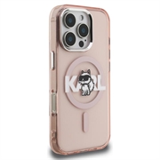 iPhone 16 Pro Karl Lagerfeld IML Choupette Sketch Logo MagSafe Cover
