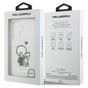 Samsung Galaxy S26 Karl Lagerfeld IML Karl&Choupette; Magnetisk cover med logo på bagsiden - Genomskinlig