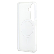 Samsung Galaxy S26+ Karl Lagerfeld IML Karl&Choupette; Peekaboo Logo magnetisk cover - hvid