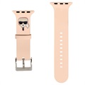 Karl Lagerfeld Ikonik Apple Watch 7/SE/6/5/4/3/2/1 Rem - 41mm/40mm/38mm - Pink