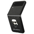 Karl Lagerfeld Ikonik Saffiano Samsung Galaxy Z Flip4 Cover - Sort