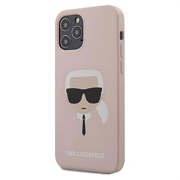Karl Lagerfeld iPhone 12/12 Pro Silikonecover - Lys Pink