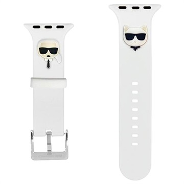 Karl Lagerfeld Karl & Choupette Apple Watch Ultra/8/SE (2022)/7/SE/6/5/4/3/2/1 Rem - 49mm/45mm/44mm/42mm