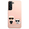 Karl Lagerfeld Karl & Choupette Samsung Galaxy S22+ 5G Silikone Cover - Pink