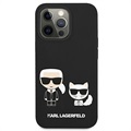 Karl Lagerfeld Karl & Choupette iPhone 13 Pro Silikone Cover - Sort