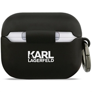 AirPods Pro 3 Karl Lagerfeld Karl Head 3D Silikone Cover - Sort