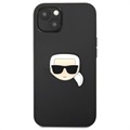 Karl Lagerfeld Karl Head iPhone 13 Hybrid Cover - Sort