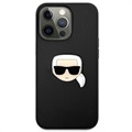 Karl Lagerfeld Karl Head iPhone 13 Pro Hybrid Cover - Sort