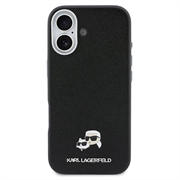 iPhone 17 Karl Lagerfeld Karl and Choupette Heads Pins Cover - MagSafe-kompatibelt